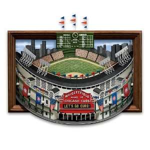  A Tribute To Historic Wrigley Field Wall Sculpture by The 