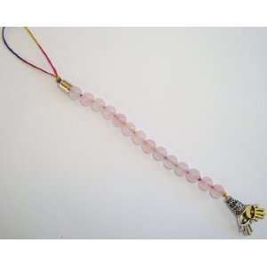   String Komvoskoinia 6mm Rose Quartz Gemstone Prayer Worry Beads 019