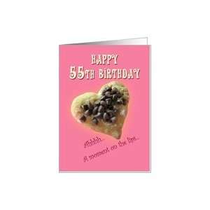 Humorous Happy 55th birthday cookie Card Toys & Games