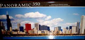 Chicago Illinois City Skyline Puzzle 350 piece NIB #D1  