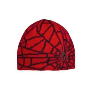  Spyder 2010 Boys Web Hat (Red/Black) One Size (Ages 6 16 