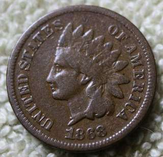   scarce 1868 indian cent that is part of a high grade listing this week