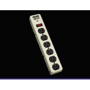   Waber Surge Protector Strip Metal 6 Outlet 6ft Cord: Electronics