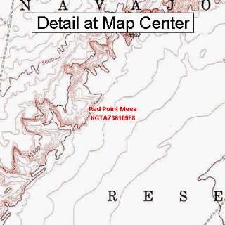   Map   Red Point Mesa, Arizona (Folded/Waterproof)