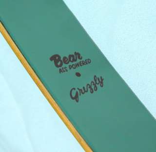 Custom 1970 Bear Grizzly RH Vintage Recurve Bow Shedua Maple Pinstripe 