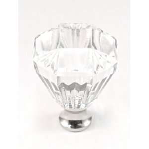   Hardware M991 Crystal Item Imported Lead Cabinet Knob Octagon Pewter