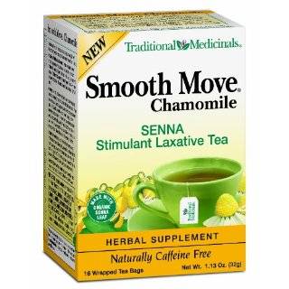 Traditional Medicinal Smooth Move Chamomile, 16 Count Tea Bags (Pack 
