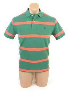   NWT POLO RALPH LAUREN CLASSIC FIT MESH STRIPED POLO RUGBY SHIRT  