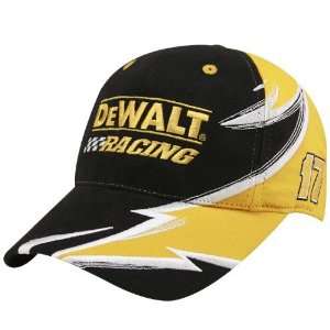 17 Matt Kenseth Black DeWalt Racing Adjustable Hat:  