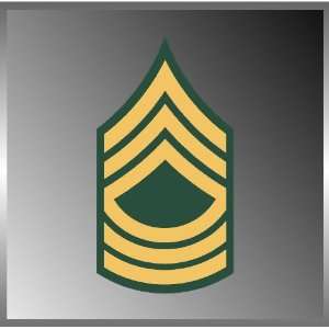 United States US Army Rank Master Sergeant Emblem Insignia Vinyl Decal 