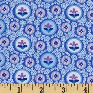 44 Wide Liberty Marylebone Collection Pauline Blue Fabric By The 