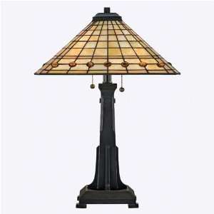  Quoizel Marston Tiffany Table Lamp: Home Improvement