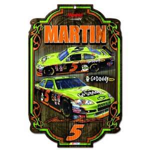  NASCAR Mark Martin Wood Sign