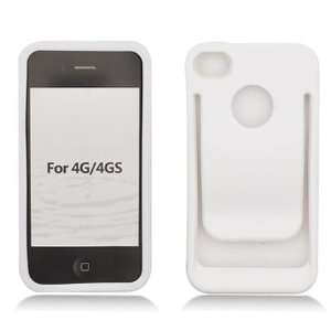  Easy Clip Case for Apple iPhone 4 & 4S, White Cell 