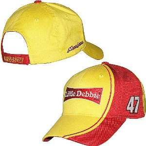  Checkered Flag Marcos Ambrose Hat Adjustable: Sports 