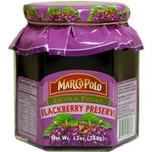 Marco Polo Blackberry Preserve 13 Oz.: Grocery & Gourmet Food