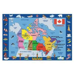  Map of Canada Fun Rug