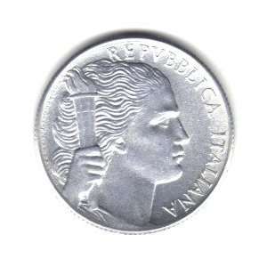  1948 Italy 5 Lira Coin KM#89 