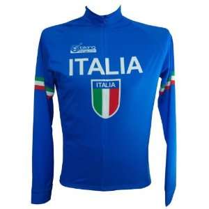   italiajerLls Italia Bike Jersey  Italy Cycling Shirt Long Sleeves