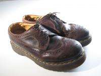 Dr. Martens ORIGINAL Longwing WIngtip Brown Leather Shoes 8M 8 M Mens 