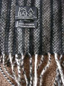 JoS. A. BANK 100% CASHMERE SCARF NWOT  