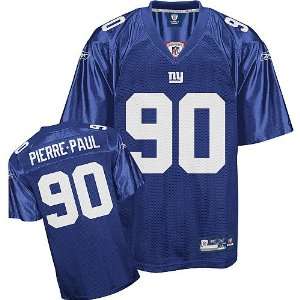  Jason Pierre Paul #90 Blue New York Giants Reebok NFL 
