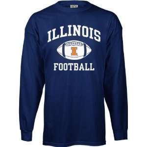  Illinois Fighting Illini Perennial Football Long Sleeve T 