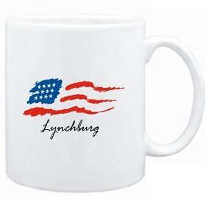  Mug White  Lynchburg   US Flag  Usa Cities Sports 