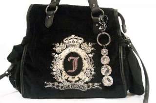NWT Juicy Couture Blk Pink Cameo Logo Ms DayDreamer Shoulder Bag Purse 