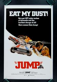 JUMP * 1SH ORIG ROLLED MOVIE POSTER 1971 CAR RACE AUTO  