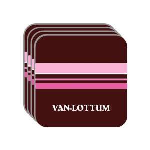  Personal Name Gift   VAN LOTTUM Set of 4 Mini Mousepad 