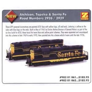  Santa Fe #2926 GP 9 Diesel Locomotive   MT Cplrs Toys & Games