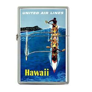  united air hawii Flip Top Lighter 