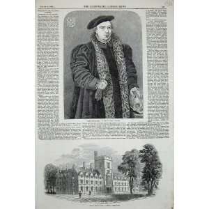  1845 Agricultural College Cirencester Hans Holbein: Home 