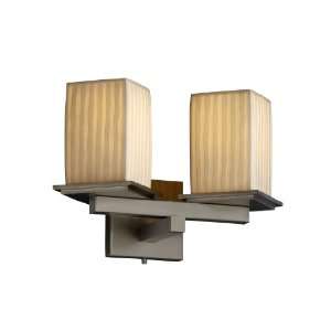   NCKL Brushed Nickel Limoges Montana 2 Light Wall Sconce from the Limog