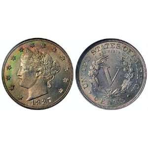  1887 VG Liberty Head / V Nickel 