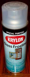 KRYLON GLASS FROSTING FROSTED SPRAY PAINT SHADING NEW! 075577008100 