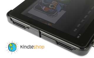 NEW  Kindle FIRE Ultra Slim Folding Black Leather Cover / Case 