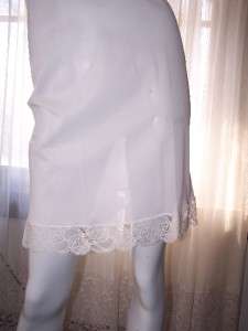 Vintage White Mini Embroidery Komar Mini Slip Full Slip  
