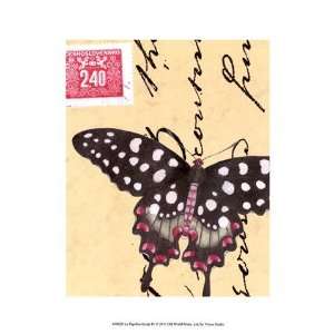Le Papillon Script IV Poster by Vision studio (9.50 x 13.00)