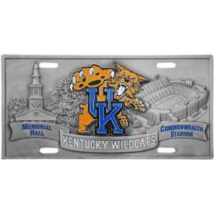  Kentucky Wildcats License Plate Cover: Sports & Outdoors