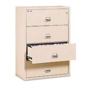 FireKing  Insulated 4 Drawer Lateral File, 31 1/8w x22 1/8d, Letter 