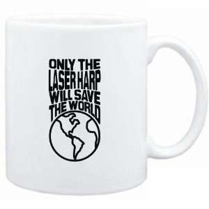  Mug White  Only the Laser Harp will save the world 