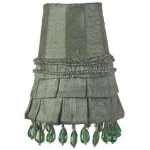 light green skirt dangle sconce shade