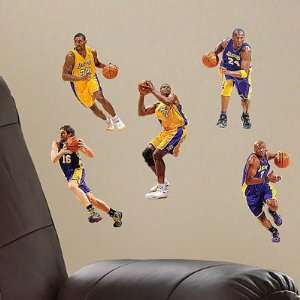  Fathead Los Angeles Lakers 2010 2011 Team Set Wall Graphic 