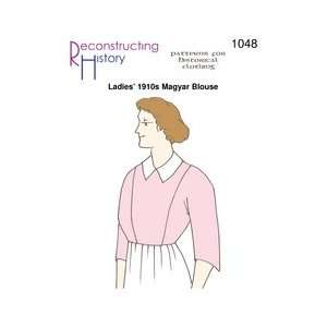  Ladies 1910s Magyar Blouse Pattern: Arts, Crafts & Sewing