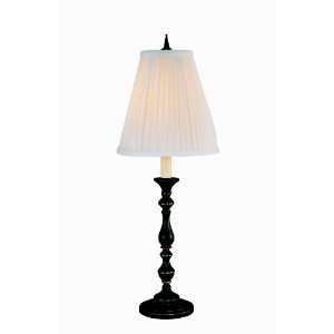 Lite Source C4455D/BRZ Cohere Table Lamp, Bronze with White Pleated 