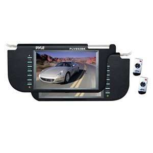   of 9.2 TFT/LCD Left and Right Sun Visor Monitor (Black): Electronics