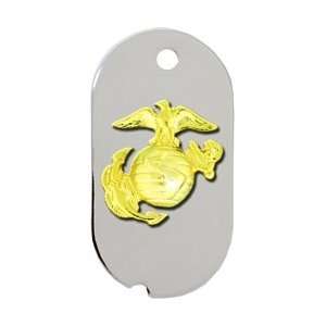  US Marines Service Emblem Dog Tag Key Chain Everything 
