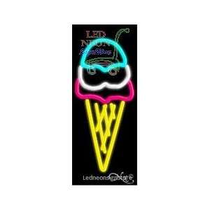  Ice Cream Logo Neon Sign: Office Products